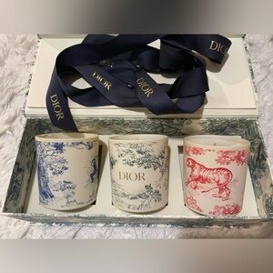 Dior Toile de Jouy Candle Set